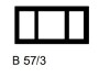 BEMAL BOISSEAU TYPE B57/3  570x260 H33 Boisseau béton semi réfractaire 134610